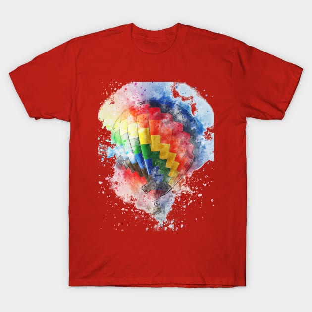 Balloon plane art T-Shirt by MSB